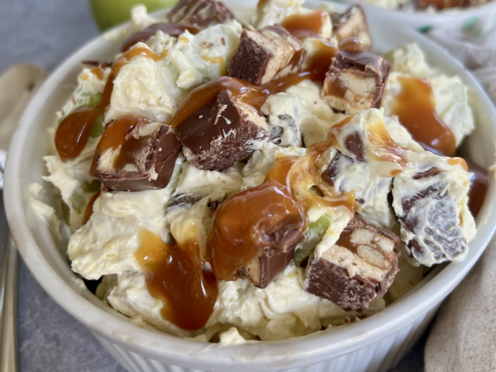 Candy Bar Apple Salad 